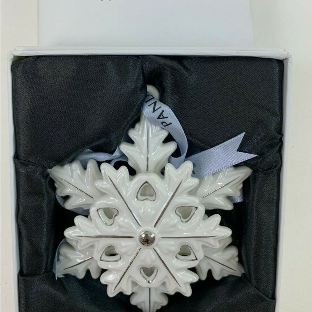 White Snowflake Ornament